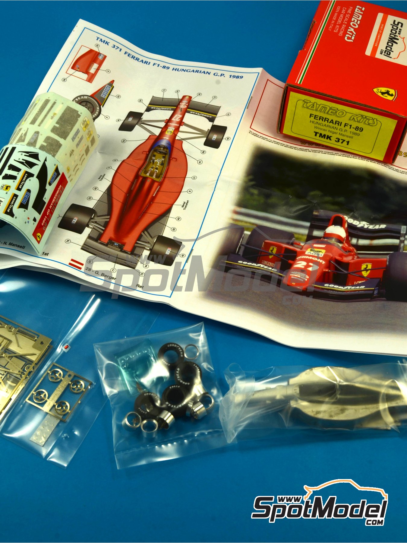 Tameo Kits TMK371: Car scale model kit 1/43 scale - Ferrari 640 F1